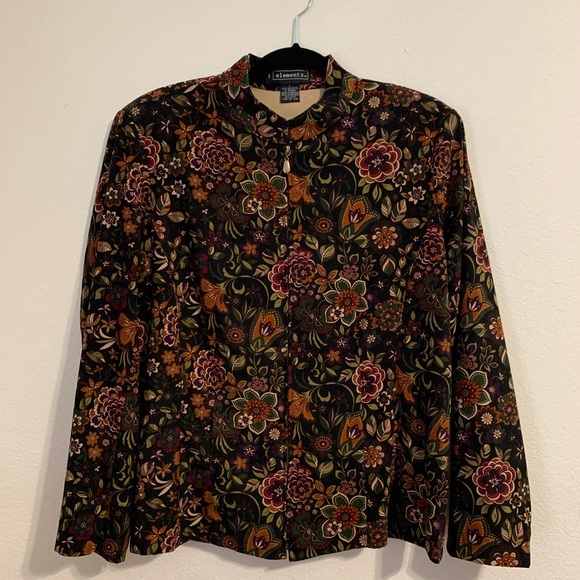 Vintage retro floral jacket - Picture 1 of 3
